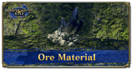 Monster Hunter Rise (MH Rise) - Ore Material Banner