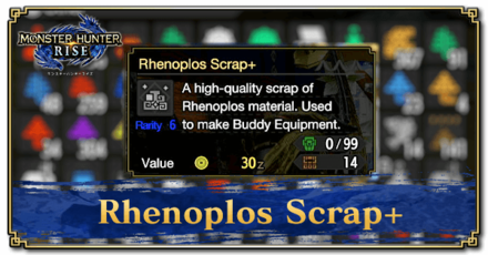Monster Hunter Rise (MH Rise) - Rhenoplos Scrap+ Banner