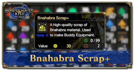 Monster Hunter Rise (MH Rise) - Bnahabra Scrap+ Banner