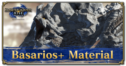 Monster Hunter Rise (MH Rise) - Basarios+ Material Banner