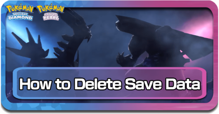 How to Delete Save Data | Pokemon Brilliant Diamond and Shining Pearl