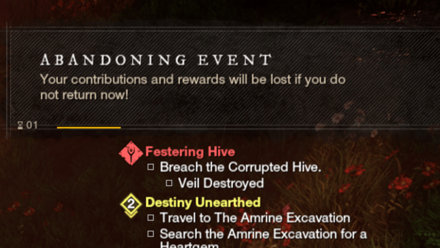New World - Abandoning Event Bug Notification