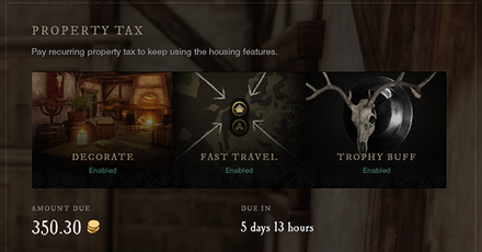 New World - How to Pay Property Tax