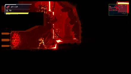 Metroid Dread - Diffusion Beam Missile Door