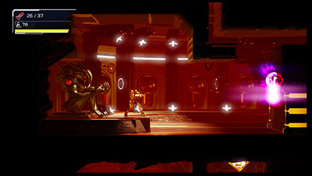 Metroid Dread - Diffusion Beam