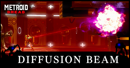 Metroid Dread - Diffusion Beam Top Image