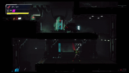 Metroid Dread - Diffusion Beam (Penetrating Terrain)