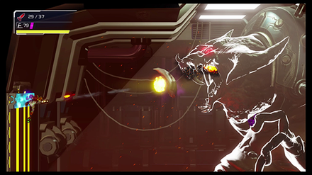 Dread - Shoot claws with missiles to regain energy and missile ammo.png