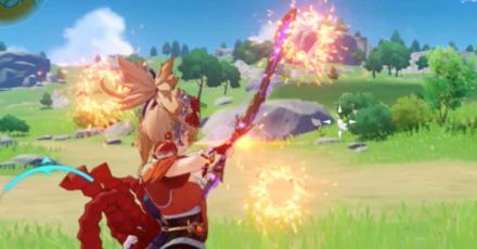 Genshin - Yoimiya Charged Attack Level 2