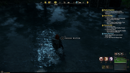 New World - Water from a freshwater source