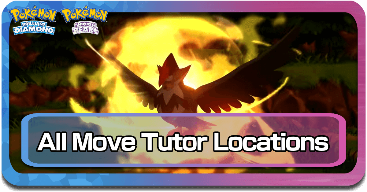 Pokemon BDSP Move Tutor