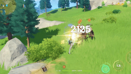 Genshin - Jean Charged Attack - Normal Attack: Favonius Bladework