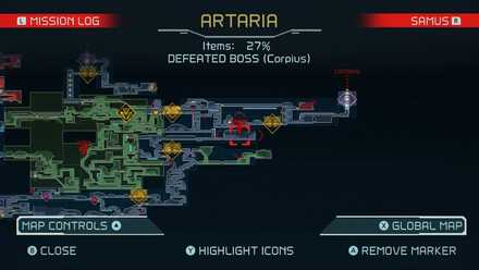 Corpious Boss Location