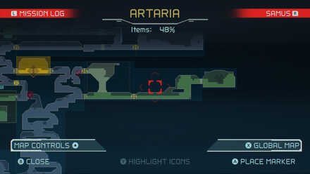 Damaged EMMI EMMI Zone map