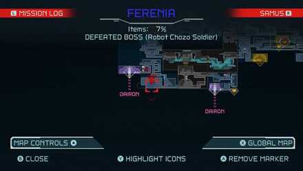 Metroid Dread - Robot Chozo Soldier Location - Ferenia.jpg