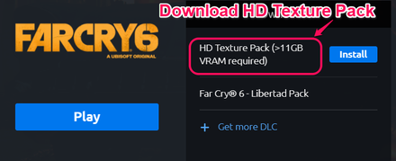 Far Cry 6 - HD Texture Pack Download