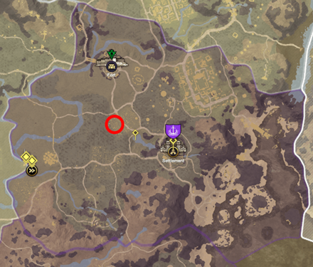 New World - Windward Map Barley Locations