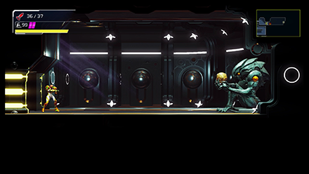 Metroid Dread - Bomb Location