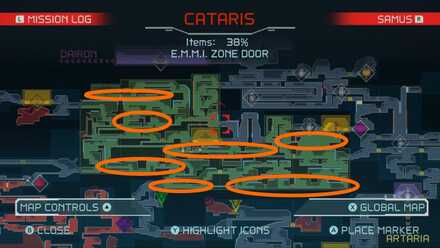 Green EMMI Zone Omega Cannon Map Metroid Dread.jpg