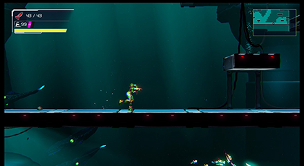 Metroid Dread - Flash Shift Underwater