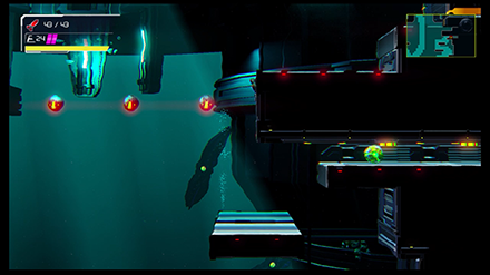 Metroid Dread - Flash Shift Narrow Passage