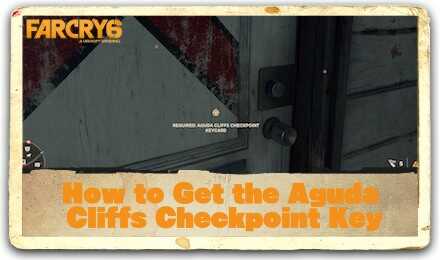 How to Get the Aguda Cliffs Checkpoint Keycard