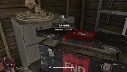 Aguda Cliffs Checkpoint Room Items