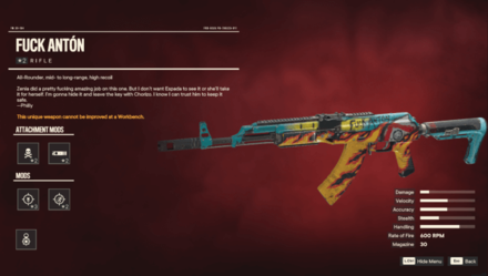 Far Cry 6 - Fuck Anton Unique Weapon