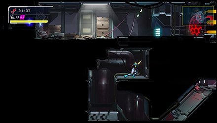 Metroid Dread - Varia Suit Breakable Ground and Missile Door