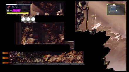 Destroy the worm door in metroid dread.jpg