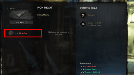 New World - Smelt the Ore in a Smelter