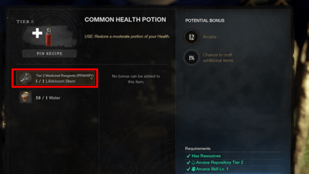 New World - Craft Different Types of Items Alchemy Resource