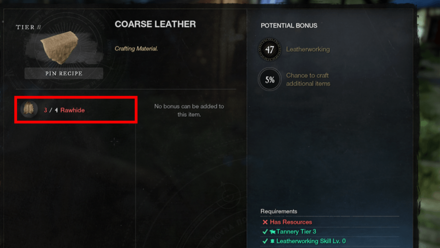 New World - Craft Leather using a Tannery