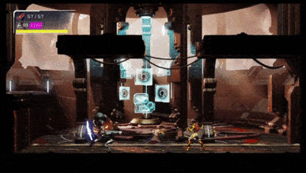 Dread - Robot Chozo Soldier - Three Blue Bullets.gif