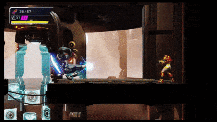 Dread - Robot Chozo Soldier Flash Shift.gif