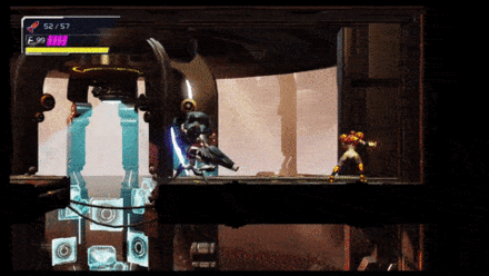 Dread - Robot Chozo Soldier Forward Thrust Strike.gif
