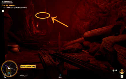 Far Cry 6 Treasure Hunt - The Emerald Skull Turey Cave Ledge.jpg