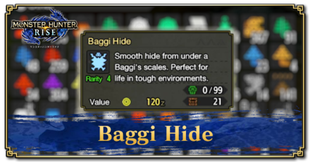 Monster Hunter Rise (MH Rise) - Baggi Hide Banner