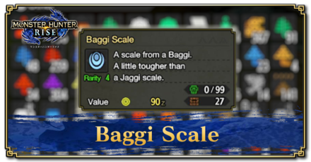 Monster Hunter Rise (MH Rise) - Baggi Scale Banner