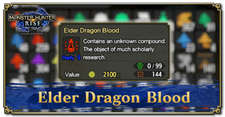 Monster Hunter Rise (MH Rise) - Elder Dragon Blood Banner