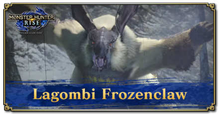 Monster Hunter Rise (MH Rise) - Lagombi Frozenclaw Banner