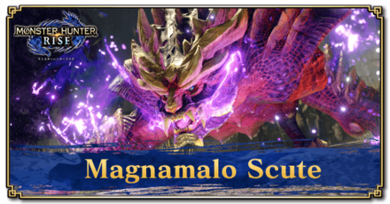 Monster Hunter Rise (MH Rise) - Magnamalo Scute Banner