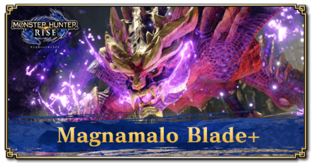 Monster Hunter Rise (MH Rise) - Magnamalo Blade+ Banner