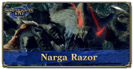 Monster Hunter Rise (MH Rise) - Narga Razor Banner