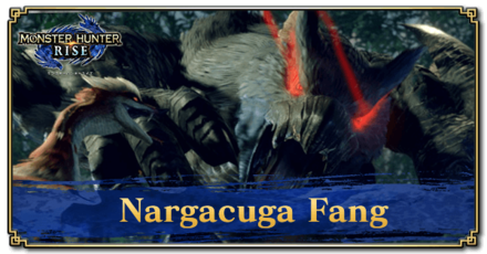 Monster Hunter Rise (MH Rise) - Nargacuga Fang Banner
