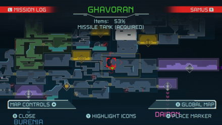 Ghavoran Missile Tank Shinespark Puzzle Map