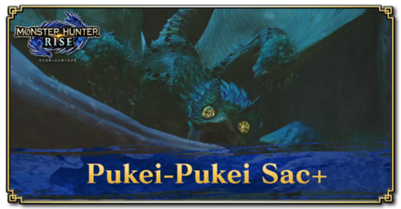 Monster Hunter Rise (MH Rise) - Pukei-Pukei Sac+ Banner