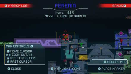 Missile+ Tank Dairon Shinespark Puzzle