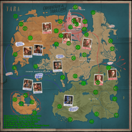 Far Cry 6 - Unique Weapon Map Locations