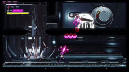 Metroid Dread - Wave Beam (Attacking Through Walls)